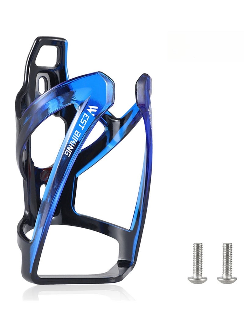 NOVOLAN NOVOLAN Bicycle Bottle Holder Multi-Color Gradient Road Mountain Bike Bottle Holder Riding Water Cup Holder Bicycle Accessories, Lightweight and Portable, Scratch-Resistant Easy to Install (blue)  - Image 1