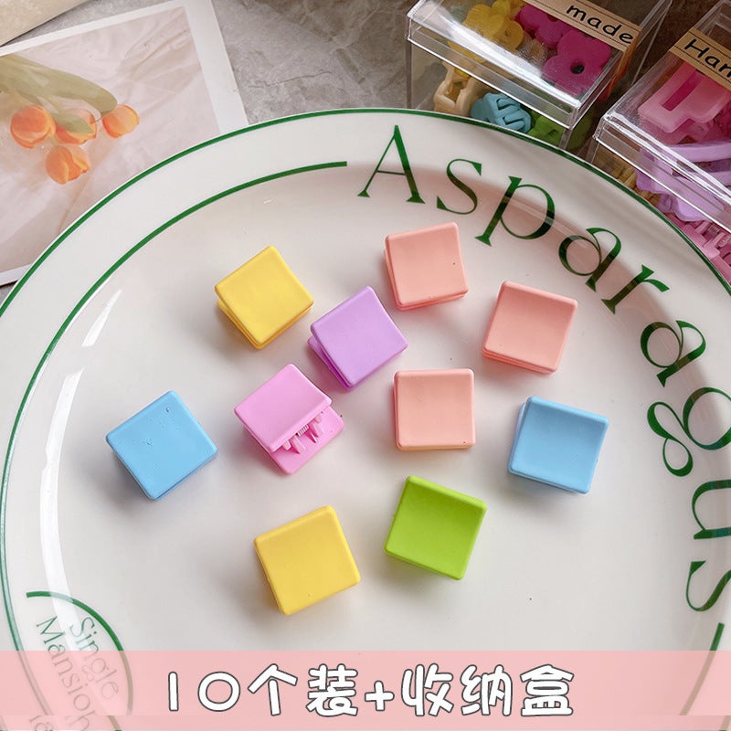 Generic Mini Scrub Hair Claw Clips for Fringe J1039K Cubes (10 Boxes)