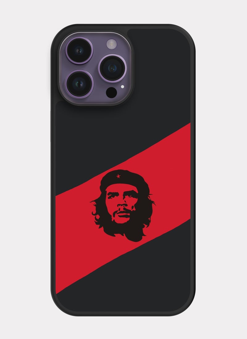 بكسلات كفر ايفون 14 برو ماكس جيفارا اسود - Image 1