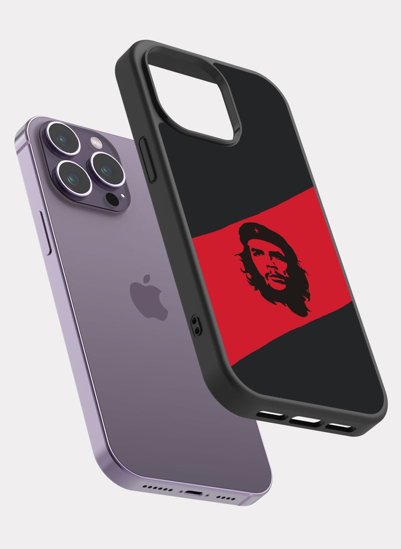 بكسلات كفر ايفون 14 برو ماكس جيفارا اسود - Image 2