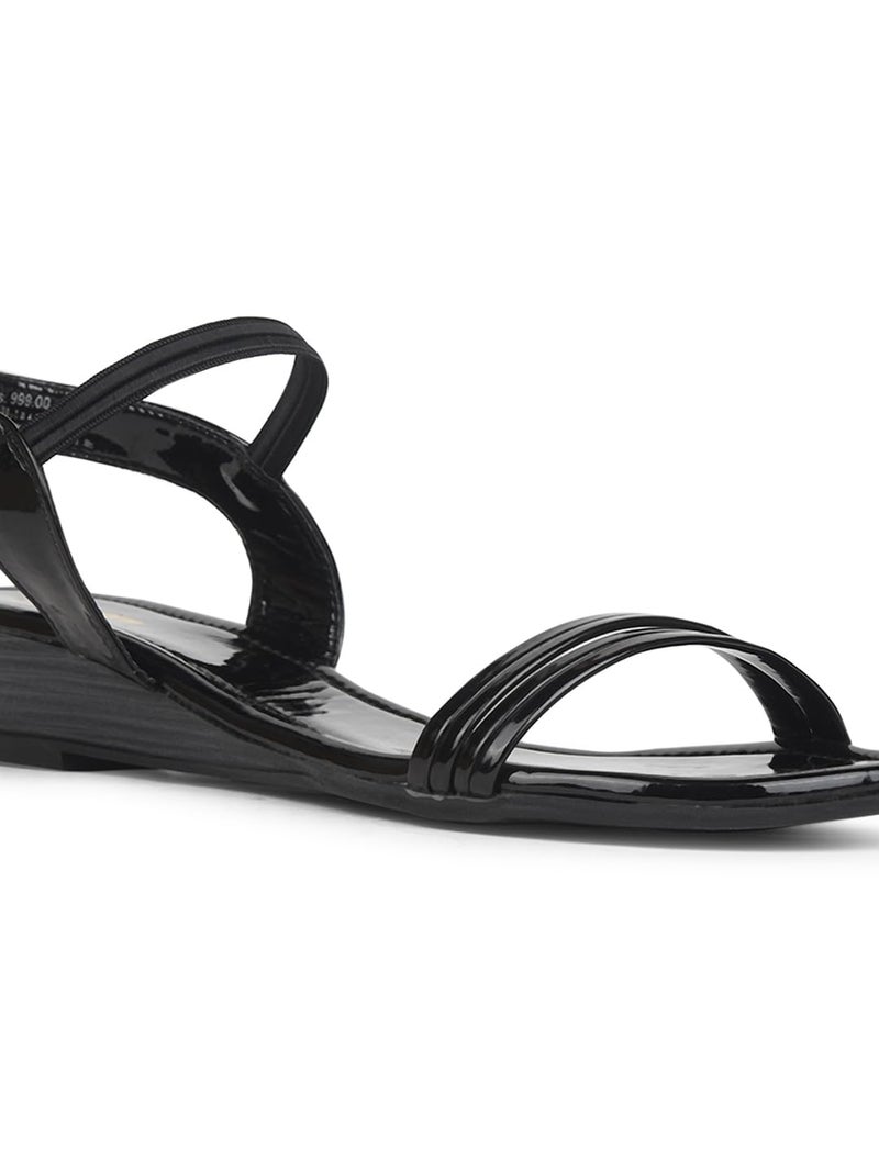 Bata Women's Slip-on Sandal - Black (3 UK) (5616219) - Image 5