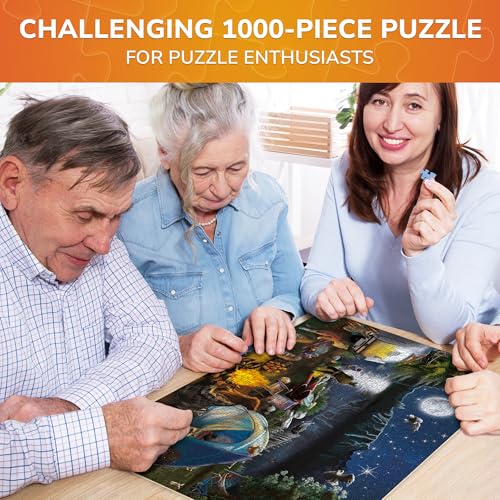 QUOKKA Jigsaw Puzzles 1000 Pieces for Adults Campfire Activity for Kids Ages 812 and Up Colourful Game Toy for Family - Image 5