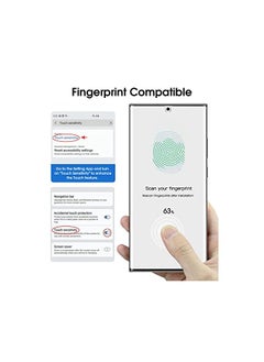 Amfilm (2 Pack) amFilm Elastic Skin Screen Protector for Samsung Galaxy S22 Ultra 5G 6.8 inch, Fingerprint ID Compatible, with Easy Installation Alignment Tool and Video, HD Clear, TPU Film Full Coverage  - Image 4