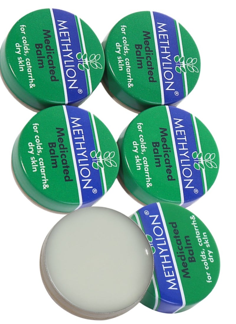 Generic 4g*6 PCS Cooling Oil Green Tiger Balm Mint Cream Refreshing Motion Sickness Mosquitoes  - Image 1