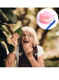 Patelai 6 Pack Denture Cleaning Brush Dual Head Portable Denture Brushes T-Shaped Denture Toothbrush False Teeth Brushes Small Hard Toothbrush for Denture Care Denture Cleaner Clear Braces Mouth Guard  - Image 4