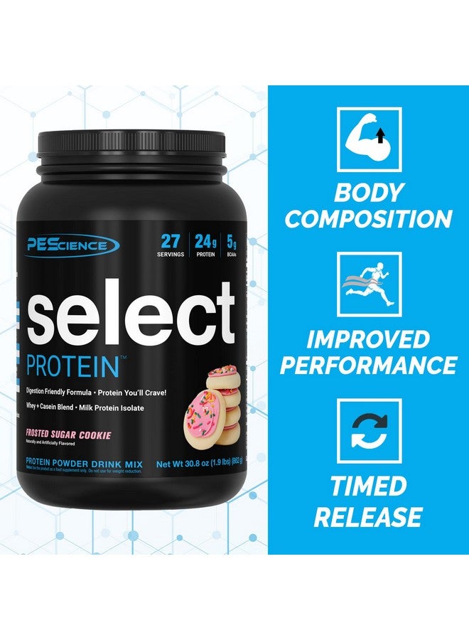 PEScience Select Low Carb Protein Powder, Frosted Sugar Cookie, 27 Serving, Whey and Casein Blend, Keto Friendly, Gluten Free, Best Tasting, Clean Isolate for Women and Men - Image 1