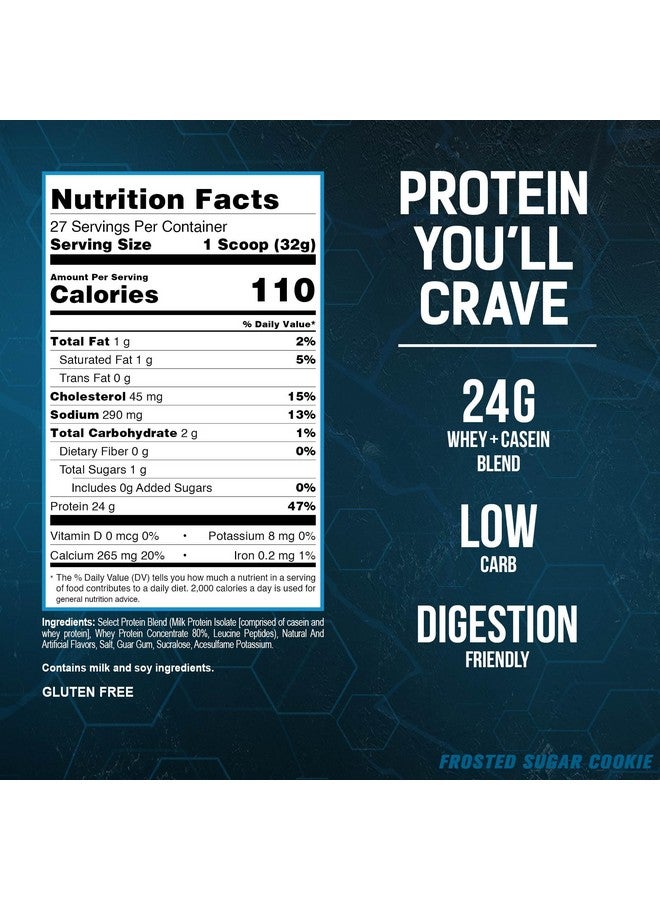PEScience Select Low Carb Protein Powder, Frosted Sugar Cookie, 27 Serving, Whey and Casein Blend, Keto Friendly, Gluten Free, Best Tasting, Clean Isolate for Women and Men - Image 3