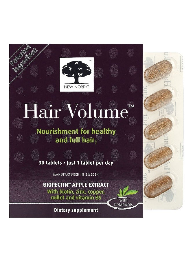 New Nordic - New Nordic, Hair Volume with Botanicals, 30 Tablets - Image 1