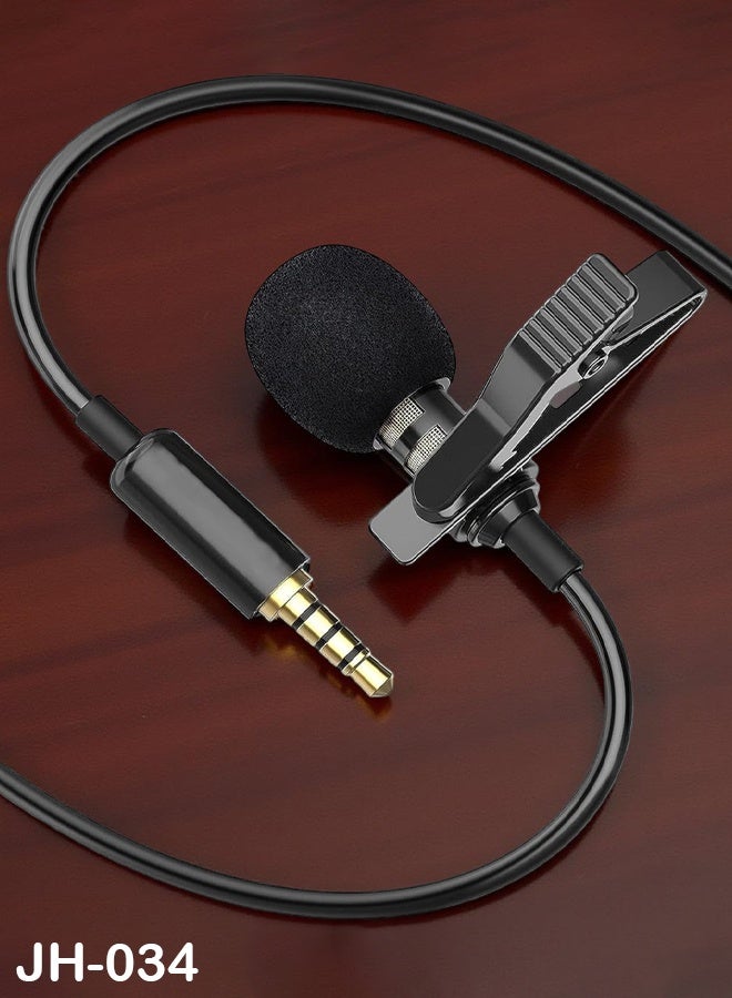 لافالييه LAVALIER clip-on Lavalier Lapel Microphone