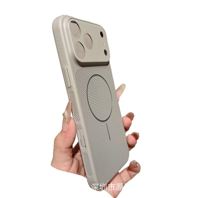 PC MagSafe Case for iPhone 13 with Drop Protection and Strong Magnetic plus Shockproof plus Full Coverage plus Heat Dissipation in Red - ModaStar - Image 4