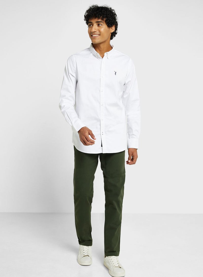 Thomas Scott Men Mid-Rise Slim Fit Shorts