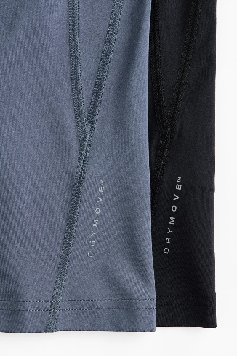 H&M 2-pack Slim Fit sports vest tops with DryMove™