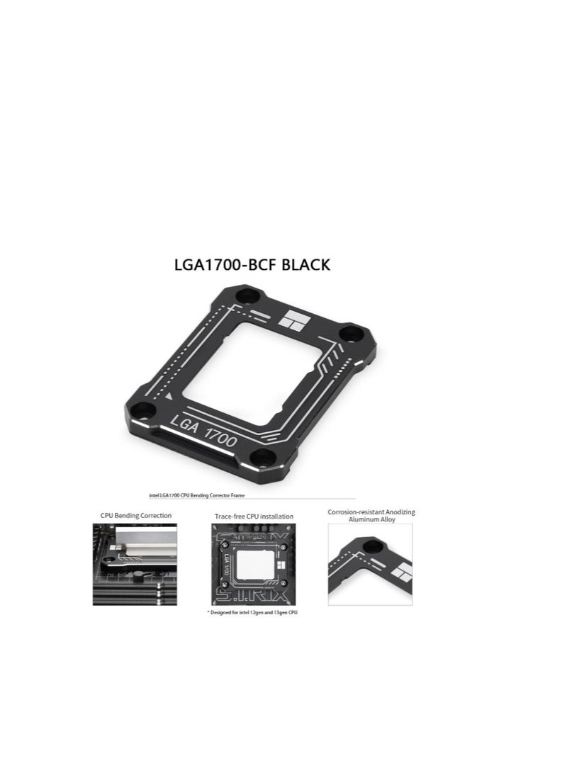 LGA1700-BCF Black 12/13 Generation Intel Anti-Bending Fastener, Bending Type Pressure Plate, CPU Fixed Fastener, Full-Fitting Fixed Non-Marking Installation, Standard for Coolers - Image 2