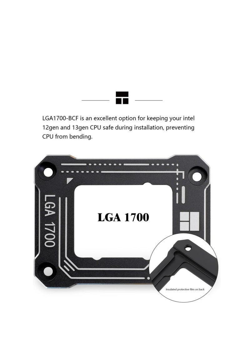 LGA1700-BCF Black 12/13 Generation Intel Anti-Bending Fastener, Bending Type Pressure Plate, CPU Fixed Fastener, Full-Fitting Fixed Non-Marking Installation, Standard for Coolers - Image 3