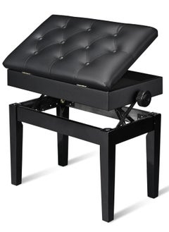 Height Adjustable and Storage-Double Seat-Black 2