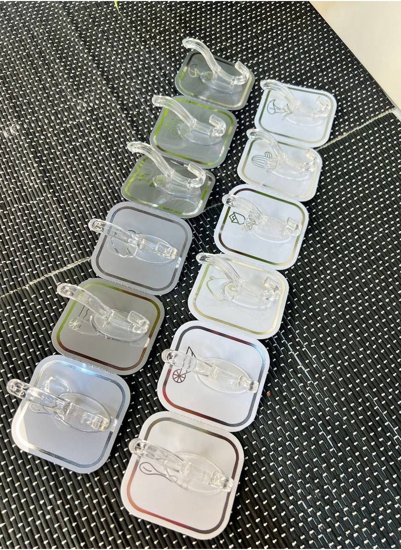 Double-sided hanger, 6-hook, double-sided hanger, strong. You can separate each square separately and use it in different ways and in different places.  - Image 5