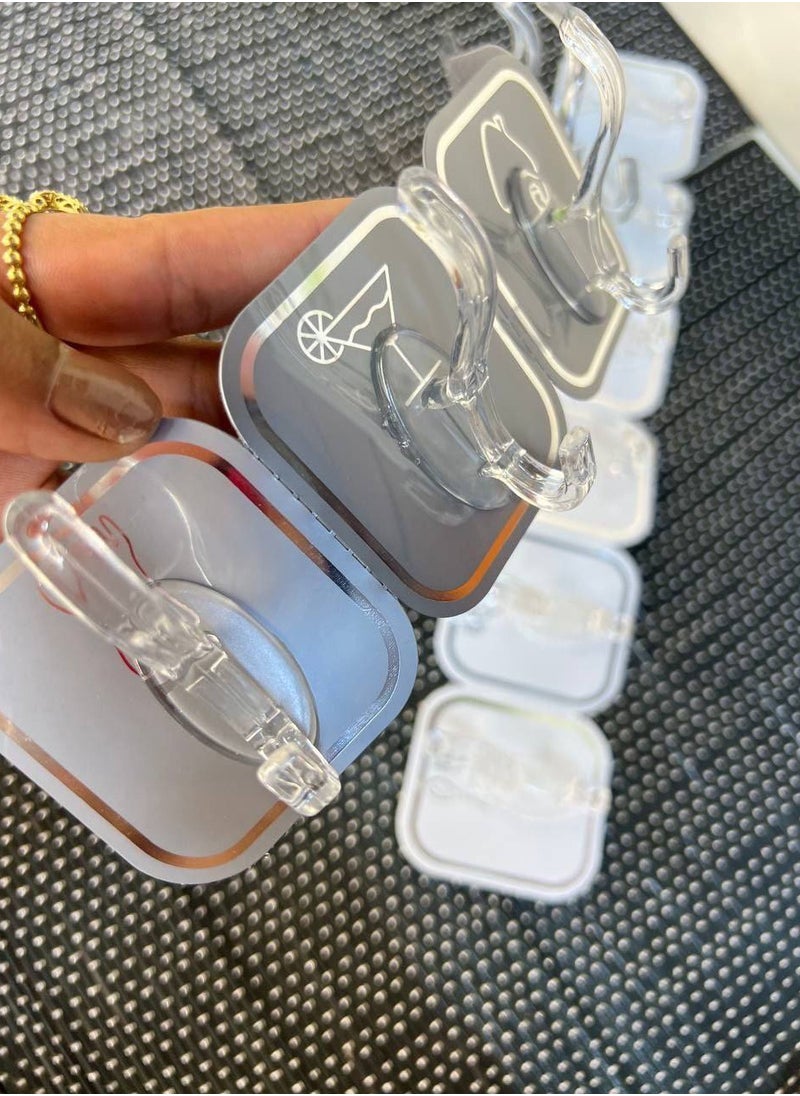 Double-sided hanger, 6-hook, double-sided hanger, strong. You can separate each square separately and use it in different ways and in different places.