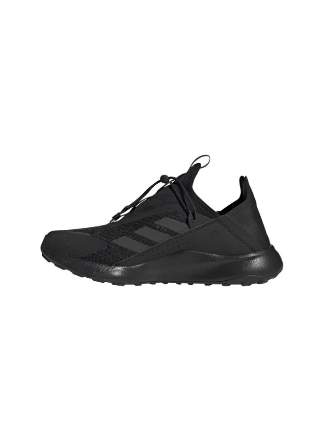 adidas Originals TERREX VOYAGER 21 SLIPON H.RDY Black Hiking SHOES for Men - 3.5