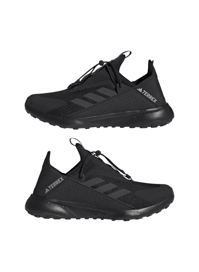 adidas Originals TERREX VOYAGER 21 SLIPON H.RDY Black Hiking SHOES for Men - 3.5