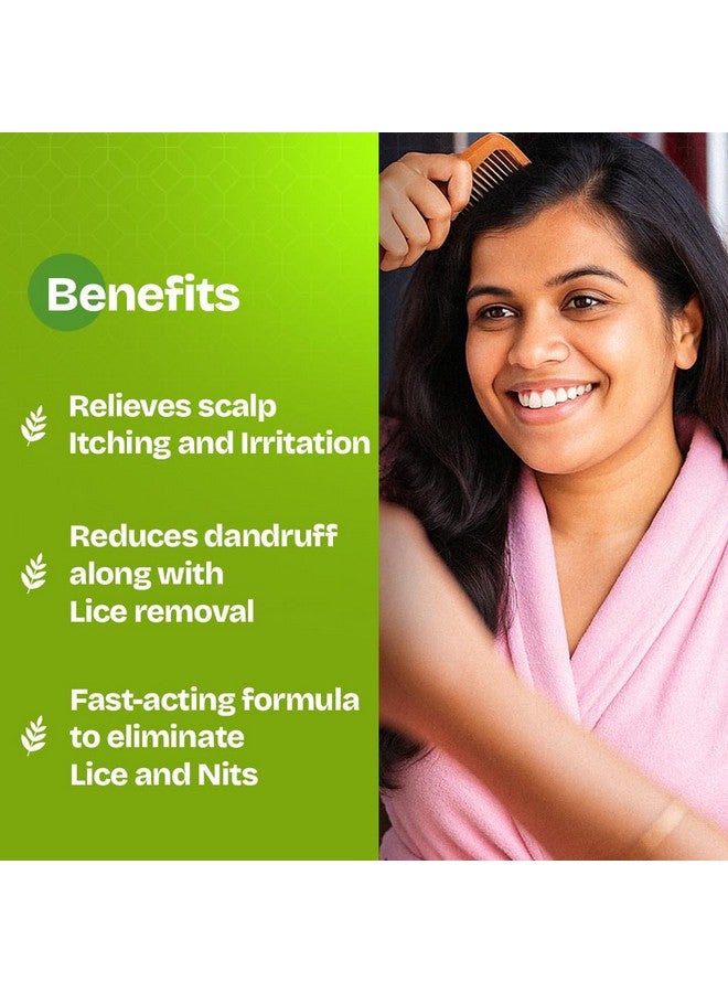 VCare مجموعة شامبو وزيت فركتس لمكافحة القمل - 90 مل، يزيل القمل والصئبان | علاج القمل | قمل الرأس | إزالة بيض القمل - عبوة من 3 - Image 5