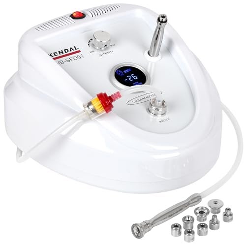Kendal Professional Diamond Microdermabrasion Machine, Dermabrasion Facial Skin Care Equipment with LED Real Time Digital Display Also Good for Home Use 110v-220V HB-SFD01 - Image 1
