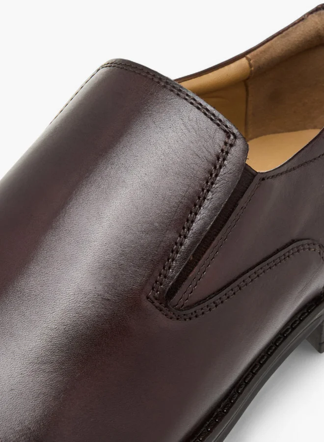 DUCHINI Men's Textured Slip-On Loafers