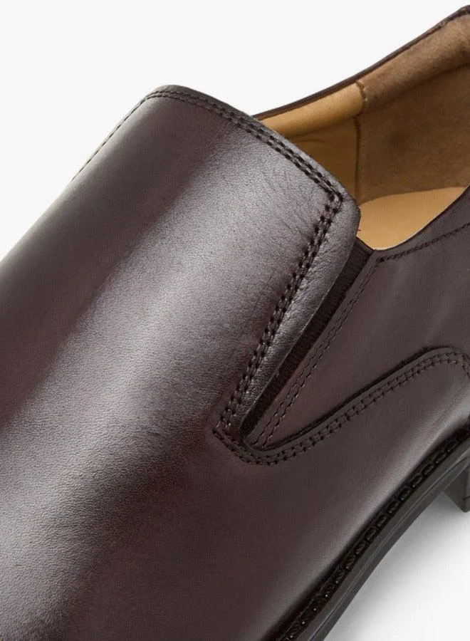 DUCHINI Men's Textured Slip-On Loafers