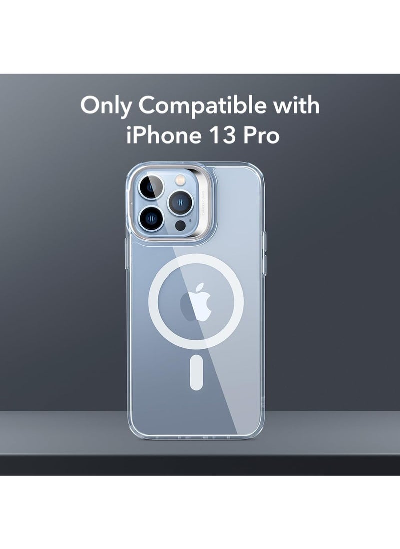Rock Pow - For iPhone 13 Pro Case Compatible with MagSafe Shockproof -Grade Protection Built-in Camera Ring Stand Magnetic Phone Case for iPhone 13 Pro - Image 1