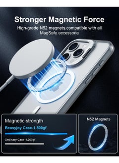 Rock Pow For iPhone 13 Pro Case Compatible with MagSafe Shockproof -Grade Protection Built-in Camera Ring Stand Magnetic Phone Case for iPhone 13 Pro  - Image 4