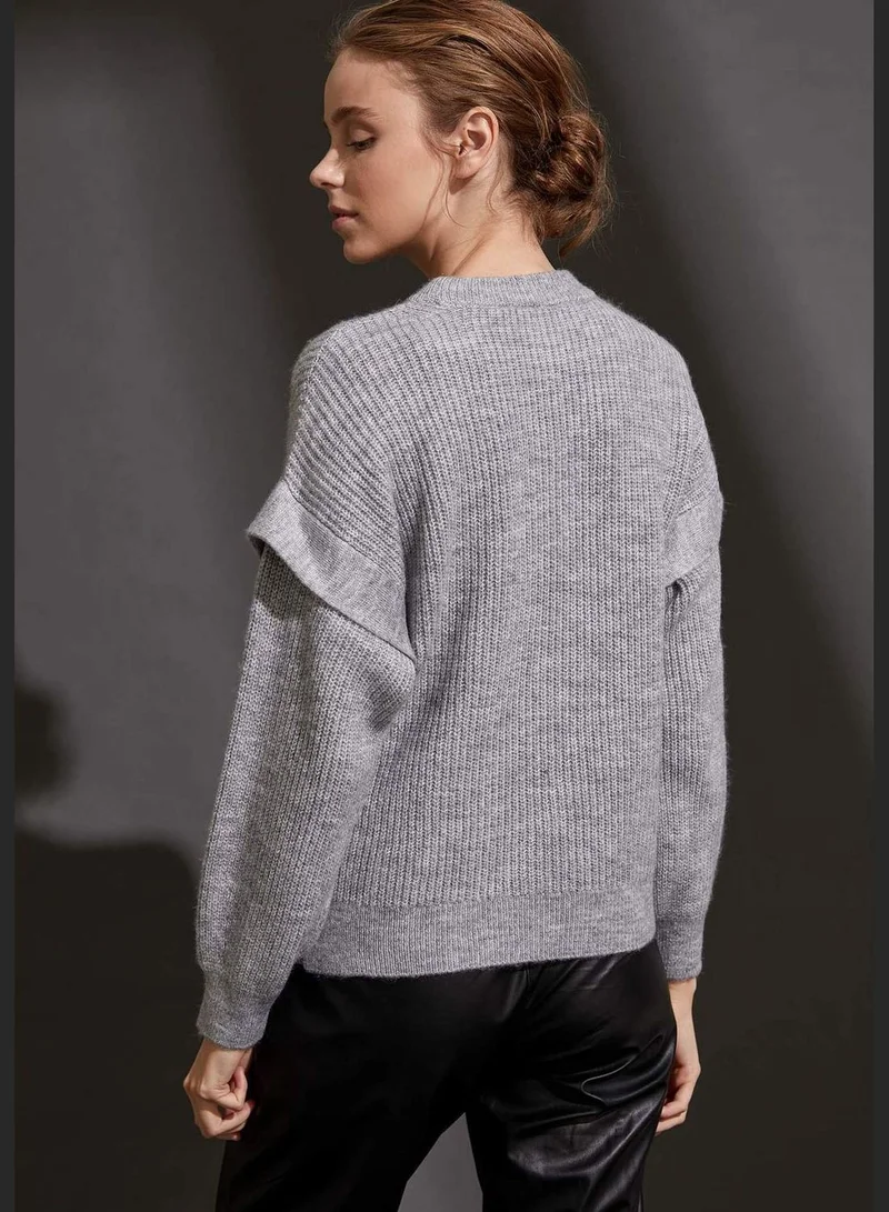 DeFacto Oversize Frill Detailed Knit Jumper