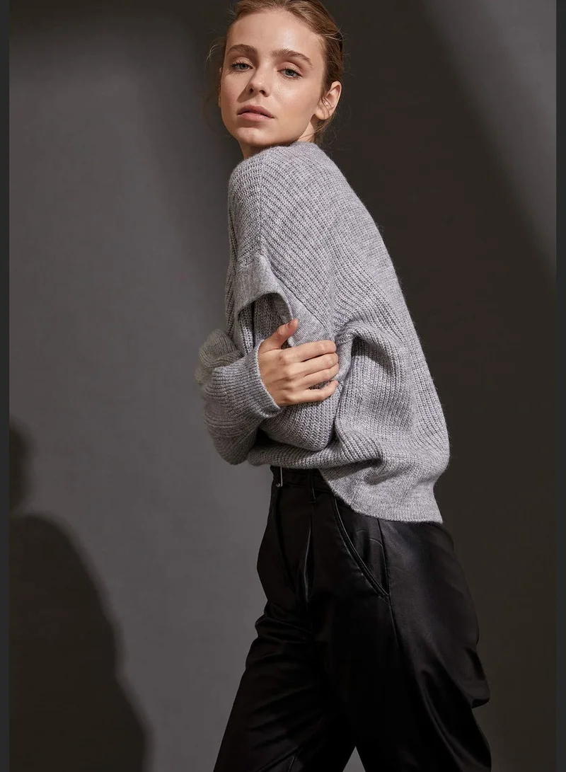 DeFacto Oversize Frill Detailed Knit Jumper