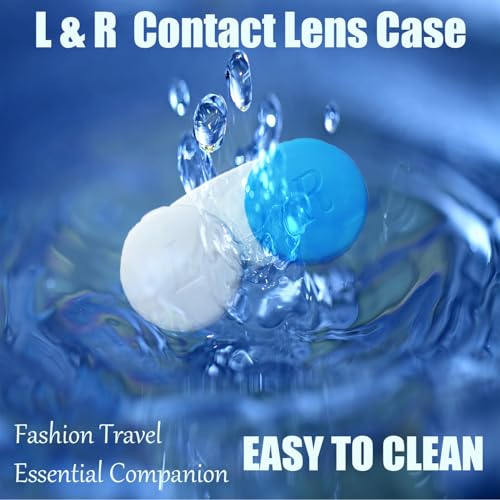 Smanzu 4 Pack Contact lens case Bulk Colorful Contact Lens Soak Storage Box Holder Container(Mixed Colors) - Image 4