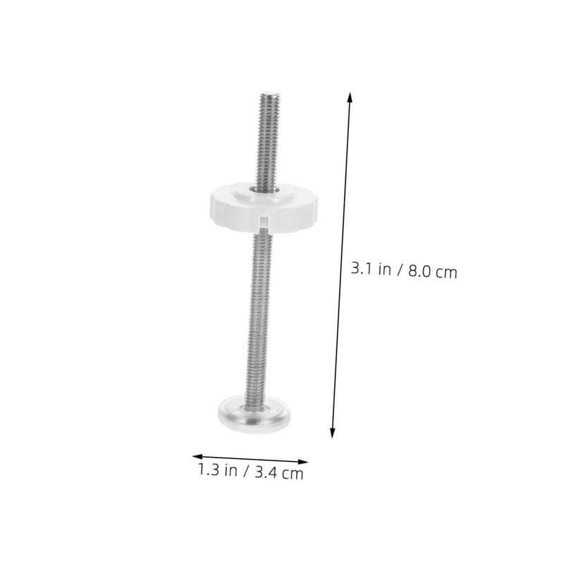 8pc Pressure Mounted Gate Spindle Rod Replacement Kit Easy Install Pet Safety Hardware - Image 3
