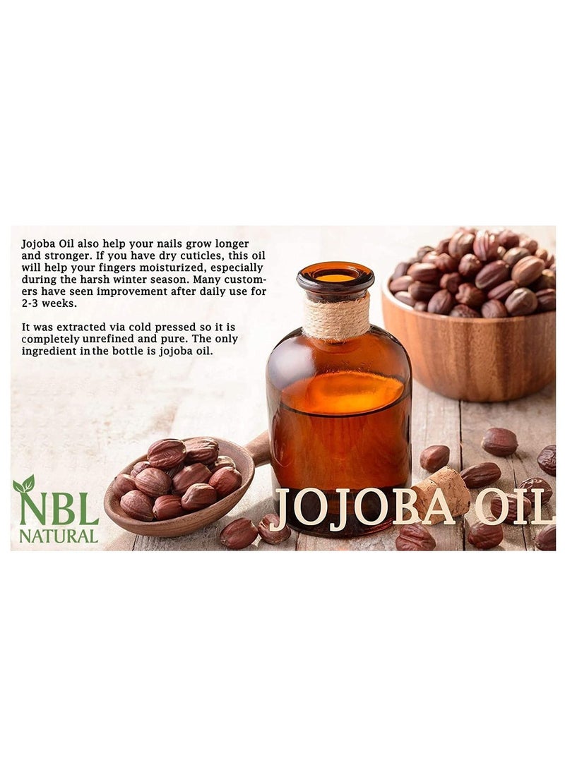 NBL Natural Multipurpose Jojoba Oil for Hair & Face (2 bottles) - Image 4