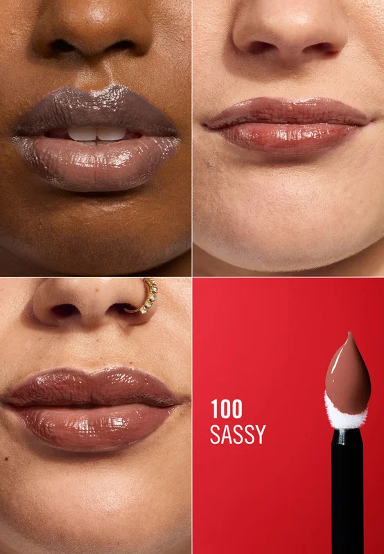 RIMMEL LONDON Thrill Seeker Lip Latex - 100  - Sassy, 6ml