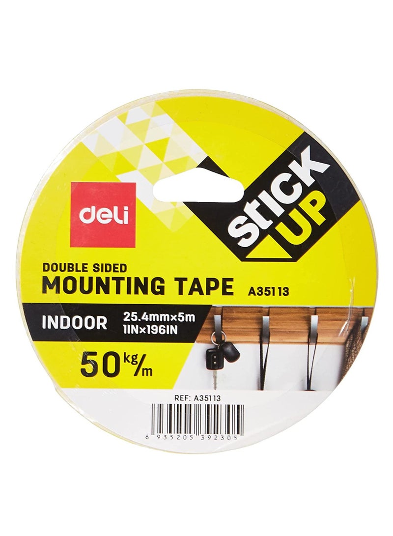 Deli 4-Piece Double Sided Mounting Tape 5 Meter Length - Image 2