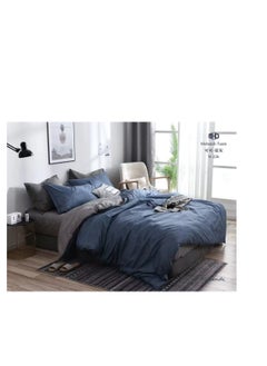 BAIG 4pcs Soft & Breathable Cotton Single Comforter for All Seasons Duvet inserted bedding set 