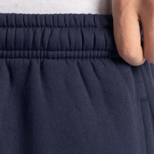 Fruit Of The Loom Mens Eversoft Fleece Elastic Bottom With Pockets, Relaxed Fit, Moisture Wicking, Breathable Sweatpants, Navy, Large US - Image 3