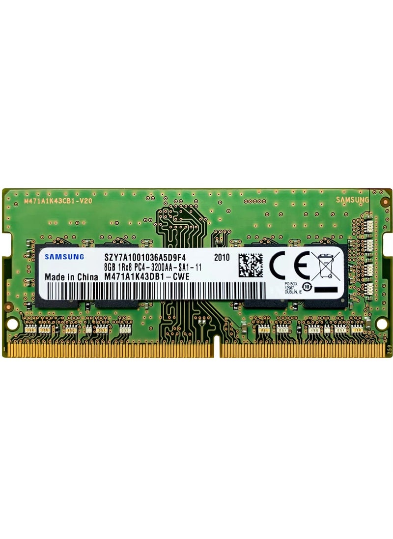 Generic - Samsung 8GB DDR4 3200MHz Laptop RAM Memory Module SODIMM - M471A1K43DB1-CWE - Image 1