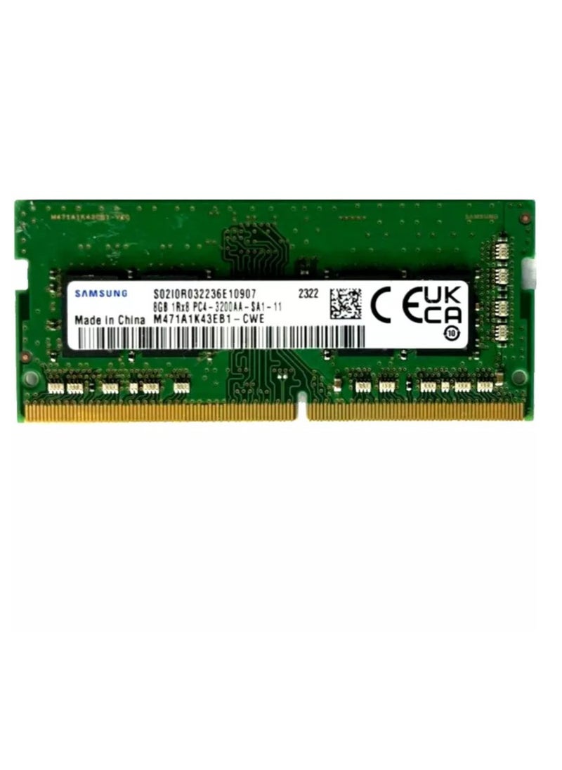 Generic - Samsung 8GB DDR4 3200MHz Laptop RAM Memory Module SODIMM - M471A1K43DB1-CWE - Image 1