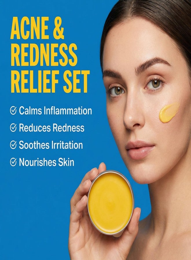 Rhostry Redness Relief Face Balm, Plant-Based Moisturizing Balm for Blemish-Prone Skin, Soothing Care for Sensitive, Oily & Combination Skin, Supports Skin Barrier, Daily Facial Care, 1.05 Oz - Image 4