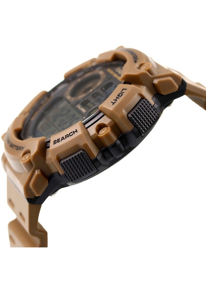CASIO Casio Illuminator 10-Year Battery Men's Moon Phase Fishing Level Watch WS-1500H-5AV, Brown  - Image 3