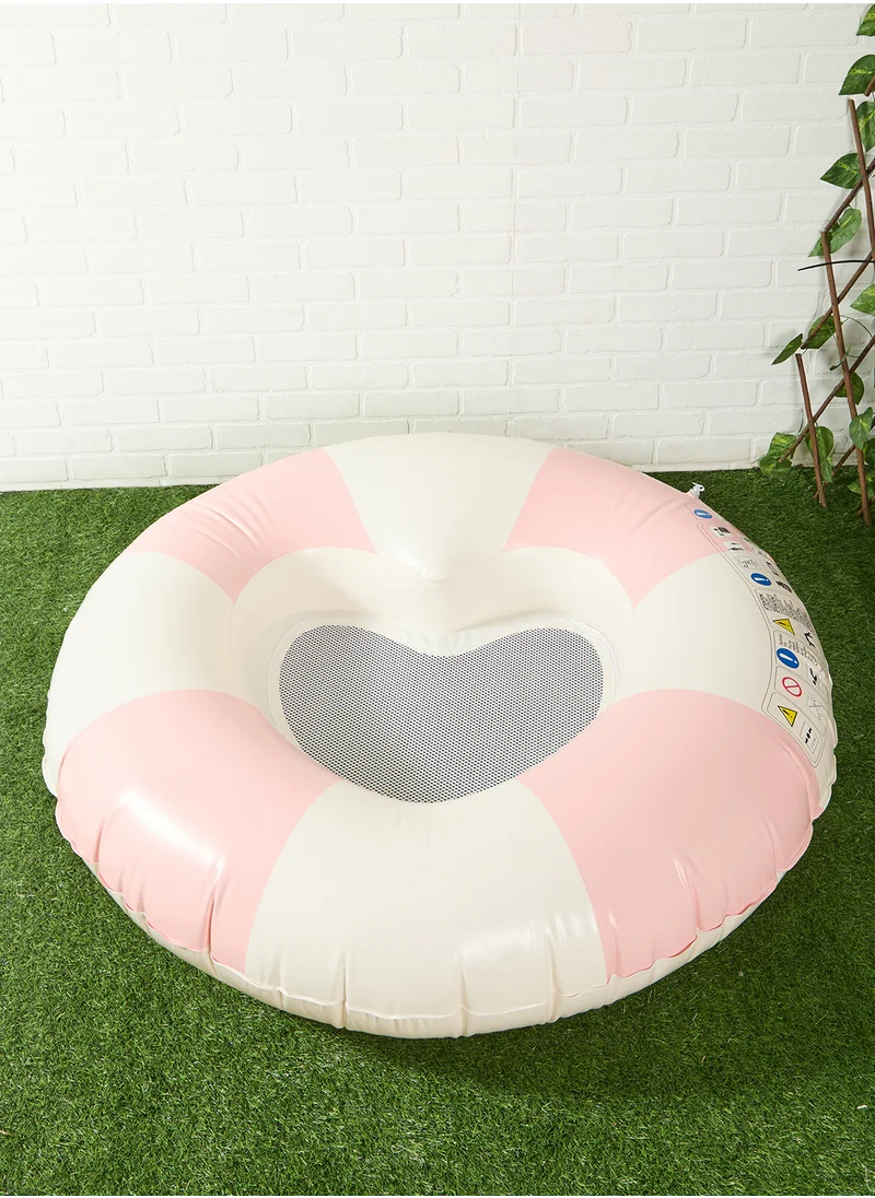 ساني لايف Luxe Tube Pool Ring Stole My Heart Pink Stripe