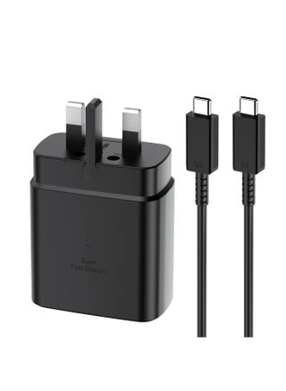 45W USB C Fast Charger Plug and Cable 1.2M PPS Type C Super-Fast Charging Plug and USB C Cable Compatible with Samsung Galaxy S24 Ultra/S24+/S23/S23+/S21+/S20/Note 20/Note 10/Tab S10/S10+/S9/S9+/S9 Ultra/S8/S7/Z Flip 6/Z Flip 5/Z Flip 4/Z Fold 6/Z Fold 5/Z Fold 4 - pzsku/Z1D75750CA53B3499CFD8Z/45/_/1686148113/7e8b055f-30fc-4c2e-a446-ae865e93129d