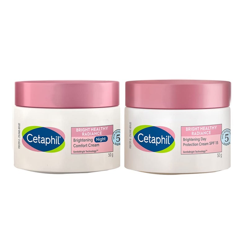 Cetaphil Cetaphil Brightening Day and Night Protection Cream White 50 ml Combo - Image 1