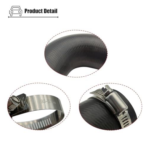 LXROAR01 Fuel Filler Hose Compatible with Chevy C10 C20 C30 Pickup, for GMC C1500 C2500 C3500 1982-1986, for 14040786 - Image 5