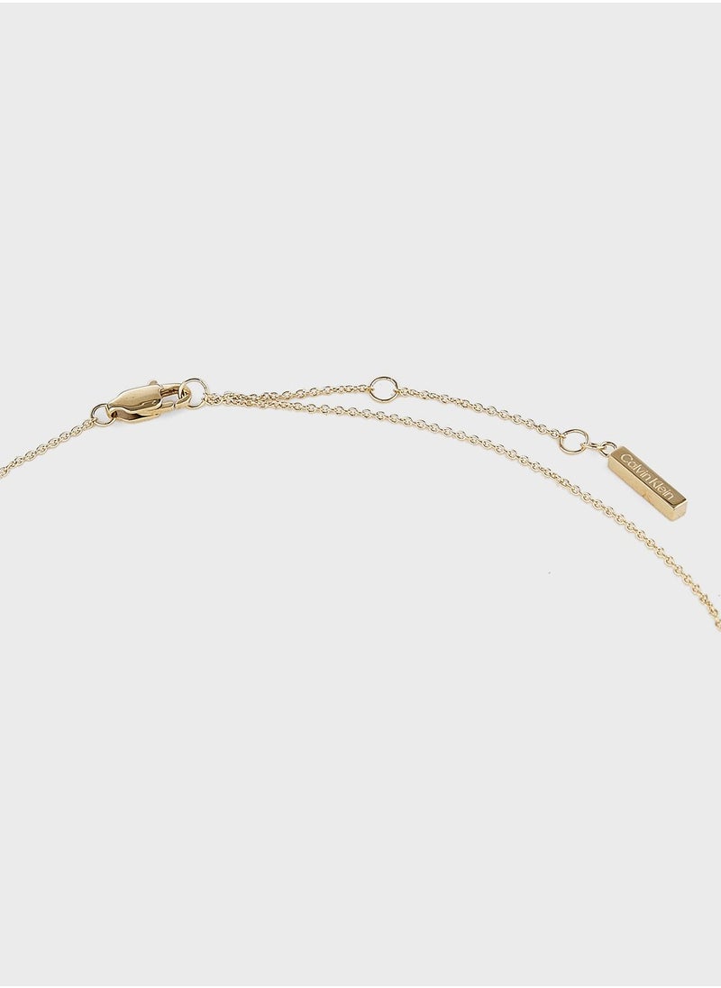 CALVIN KLEIN - Sculptured Drops Necklace - Image 1