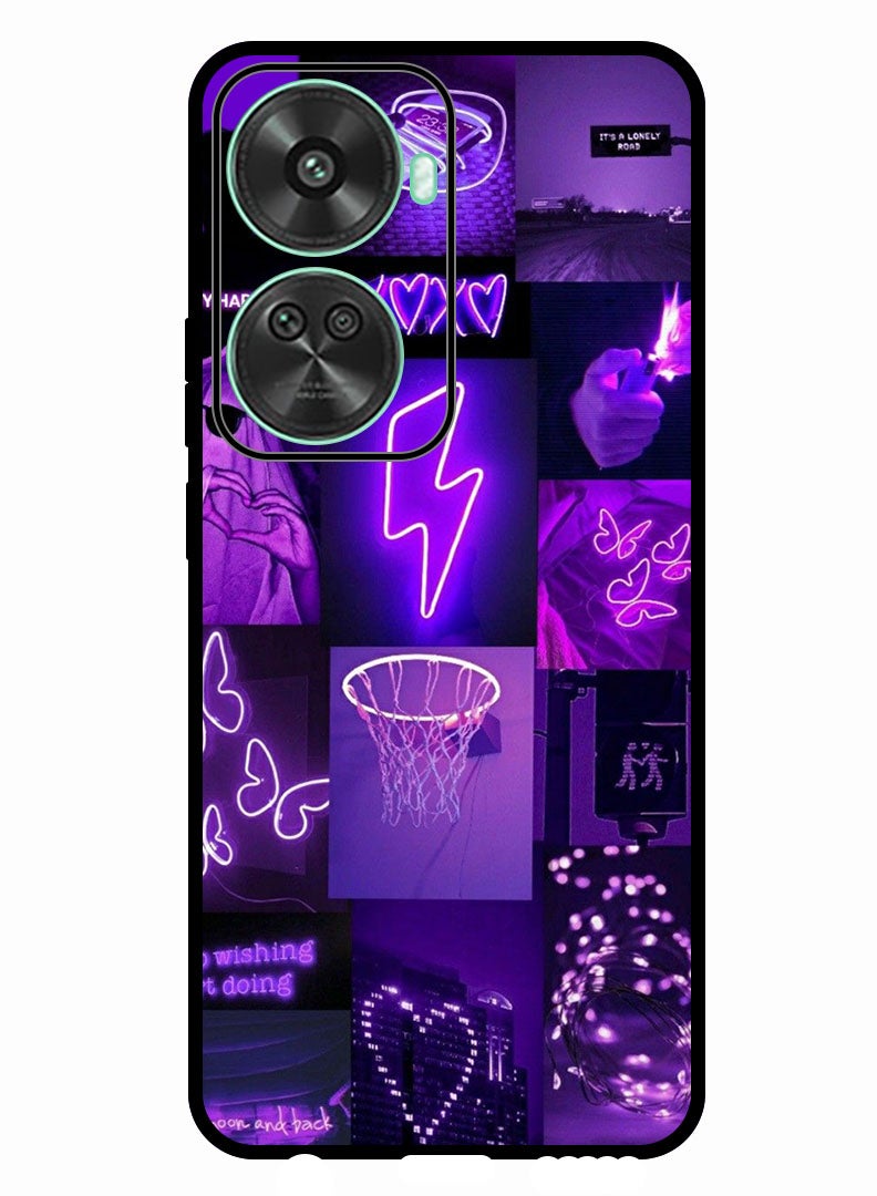 Theodor Protective Case Anti Scratch Shock Proof Bumper Cover For Huawei nova 11 SE Purple aesthetic - Image 1