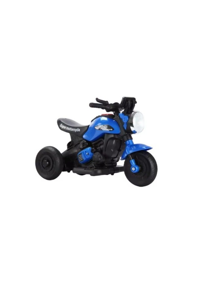 يونايتد دراجة كهربائية صغيرة بثلاث عجلات 606-BRJ 6V للأطفال، لون أزرق