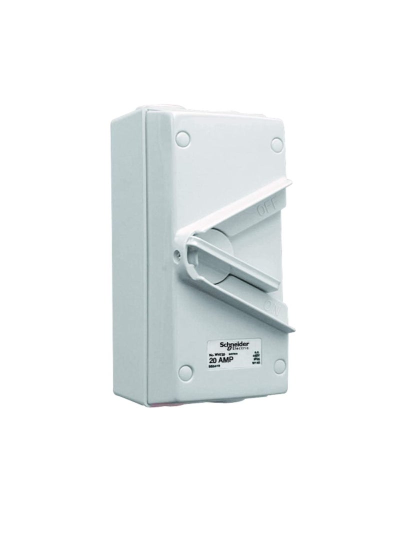 Schneider Electric 20A 440V Surface Mount Triple Pole Isolating Switch IP66 weatherproof - Image 3
